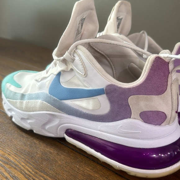 Shoes Nike air react women’s size 9.5 used nice condition white w colors - Picture 12 of 12